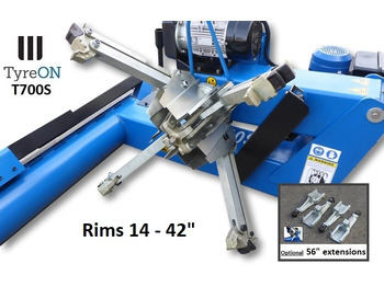 Werkplaats toebehoor T700S truck tyrechanger 42 Inch - power 2.2kW+2.2kW: afbeelding 2