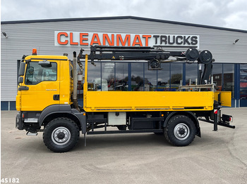 Kraanwagen MAN TGM 13.290 4x4 Hiab 9 Tonmeter laadkraan Just 222.472 km!: afbeelding 2