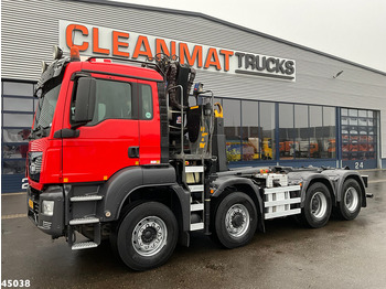 Haakarmsysteem vrachtwagen, Kraanwagen MAN TGS 35.400 8x4 Euro 6 HMF 16 Tonmeter Z-kraan: afbeelding 2