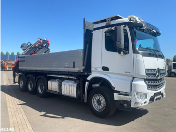 Kraanwagen Mercedes-Benz Arocs 3251 8x4 Euro 6 Retarder Palfinger 34 Tonmeter laadkraan + Fly-Jib Just 146.766 km!: afbeelding 5