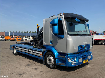 Haakarmsysteem vrachtwagen, Kraanwagen Renault D 240 Euro 6 HMF 10 Tonmeter laadkraan Just 66.850 km!: afbeelding 3