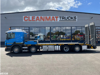 Autovrachtwagen vrachtwagen Scania P 410 8x2 Euro 6 Retarder Autotransporter met hydraulische oprijrampen: afbeelding 2