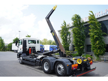 Haakarmsysteem vrachtwagen voor het vervoer van containers MAN TGS 26.430 E6 6x2 / HIAB Multilift hooklift: afbeelding 4