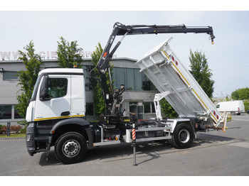 Leasing MERCEDES-BENZ Arocs 1833 / 87,000 km!!! / Hds HIAB X-DUO 128 B-2 / three-sided tipper MERCEDES-BENZ Arocs 1833 / 87,000 km!!! / Hds HIAB X-DUO 128 B-2 / three-sided tipper: afbeelding 4