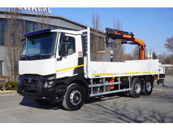 Vrachtwagen met open laadbak, Kraanwagen RENAULT C380 / 6x4 / HDS Palfinger PK 18002-EH 6000 kg: afbeelding 2 Vrachtwagen met open laadbak, Kraanwagen RENAULT C380 / 6x4 / HDS Palfinger PK 18002-EH 6000 kg: afbeelding 2