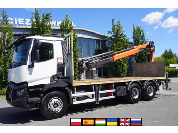 Vrachtwagen met open laadbak RENAULT C 380