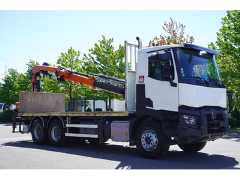 Kraanwagen RENAULT C380 Comfort 6x4 / Atlas 6.1 T crane / range 12.3 m: afbeelding 5