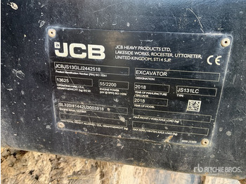 Rupsgraafmachine JCB