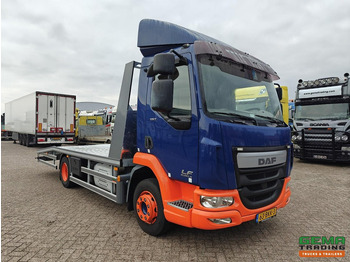Autovrachtwagen vrachtwagen DAF LF 180 FA 4x2 Dagcab Euro6C - Oprijwagen/Machine transporter 5.3m + Lier 5900kg - Trekhaak - 09/2026 APK - NieuweOPbouw!: afbeelding 3