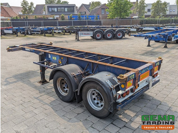 Containertransporter/ Wissellaadbak oplegger Flandria OP 20V 2A 2-Assen ROR - DrumBrakes - Leaf Suspension - 20FT (O1871): afbeelding 2