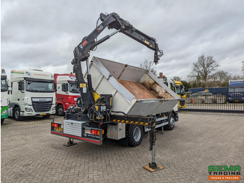 Kipper vrachtwagen, Kraanwagen Volvo FL240 4x2 Dagcab Euro5 - 2 Zijdige Kipper + Kraan Hiab 088ES-3 HIDUO - RadioGrafisch - 39.900KM! - 11/2025APK: afbeelding 3