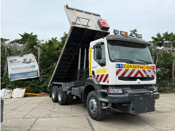 Kipper vrachtwagen RENAULT Kerax 400