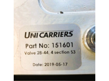 Hydraulische klep voor Intern transport Hydraulic control valve for Unicarriers: afbeelding 1