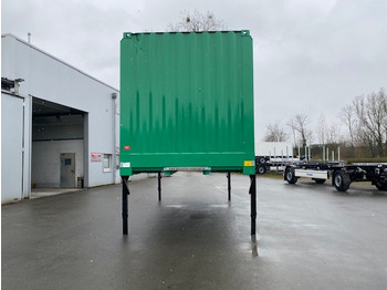 Gesloten laadbak Krone BDF-System 7.45, LACK NEU in RAL 6024, FABRIKNEUE Portaltüren: afbeelding 4