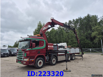 Vrachtwagen met open laadbak SCANIA P124