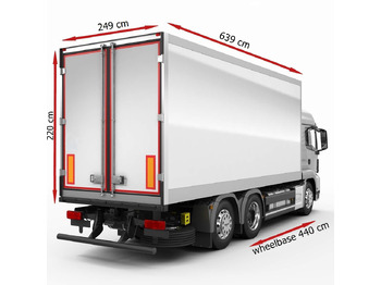Koelwagen vrachtwagen VOLVO FL 280 4x2 Refrigerator: afbeelding 5