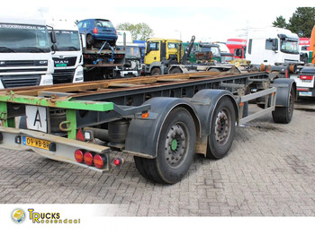 Containertransporter/ Wissellaadbak aanhangwagen BURG
