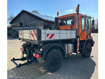 Kipper vrachtwagen Unimog 400 - U400 405 02734 mit Heckkraftheber Mer: afbeelding 5