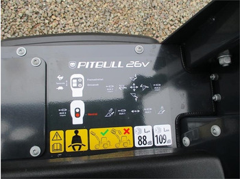 Kniklader Pitbull X24-26V med lyspakke, 400mm hjulmontering og pall: afbeelding 4