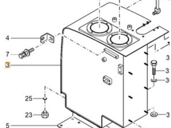 Hydrauliektank CASE