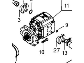 Hydraulische pomp CASE