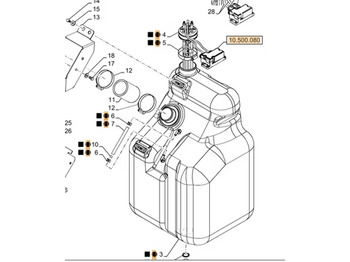 Motor en onderdelen CASE