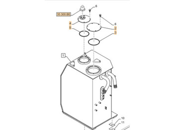 Hydrauliektank CASE