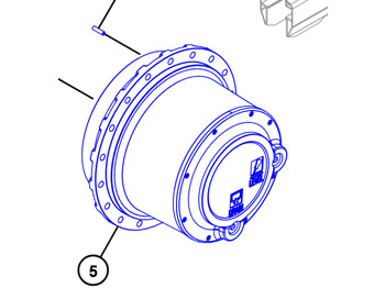 Eindaandrijving CATERPILLAR