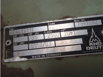 Motor voor Bouwmachine Deutz F4L1011E -: afbeelding 5