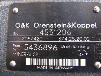 Hydraulische pomp O&K