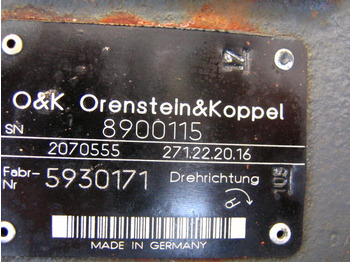 Hydraulische pomp O&K