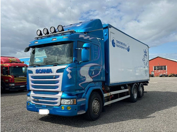 Vrachtwagen met open laadbak SCANIA R 490