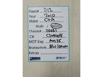 Koelwagen oplegger Gray and Adams 2010 Vector 1850 – D12: afbeelding 2 Koelwagen oplegger Gray and Adams 2010 Vector 1850 – D12: afbeelding 2