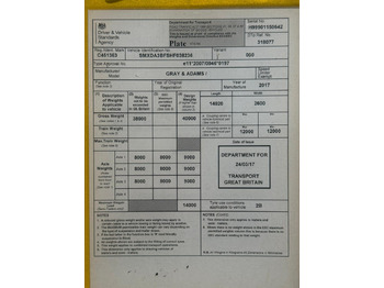 Koelwagen oplegger Gray and Adams 2017 Vector 1550 – 201786: afbeelding 3 Koelwagen oplegger Gray and Adams 2017 Vector 1550 – 201786: afbeelding 3