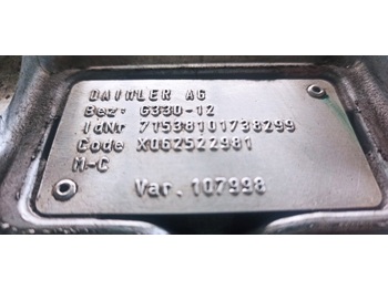 Nieuw Versnellingsbak en onderdelen voor Vrachtwagen MERCEDES-BENZ G330-12 ACTROS: afbeelding 4