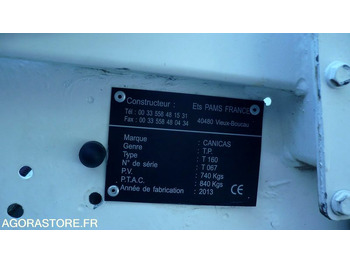 Zeefinstallatie CRIBLEUR DE PLAGE TRACTÉ T160 N° de serie T067: afbeelding 4