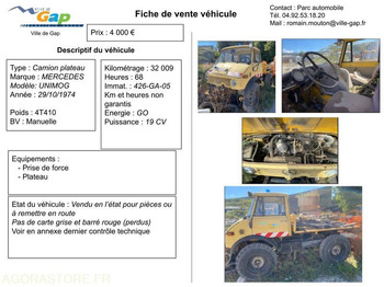 Vrachtwagen UNIMOG