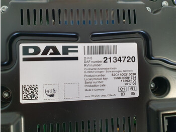 Instrumentenpaneel voor Vrachtwagen DAF XF106: afbeelding 3