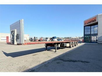 Open bak met boorden oplegger HRD