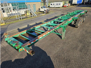 Containertransporter/ Wissellaadbak oplegger FRUEHAUF