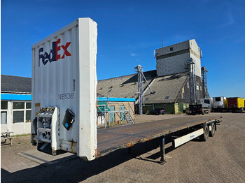 Open bak met boorden oplegger KRONE