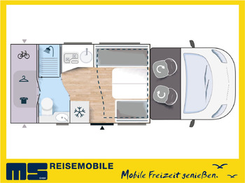 Half integraal camper CHAUSSON 650