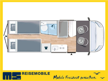 Buscamper Chausson V697 SPORT LINE /-2025- / 140PS-8G /ARCTIC-PAKET: afbeelding 2
