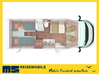 Half integraal camper Weinsberg CARACOMPACT 600 MEG EDITION PEPPER / MODELL 2025: afbeelding 2