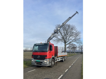 Vrachtwagen met open laadbak, Kraanwagen Mercedes-Benz ACTROS 2832: afbeelding 4