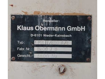 Water pomp Obermann KMR 800 mixing plant: afbeelding 4