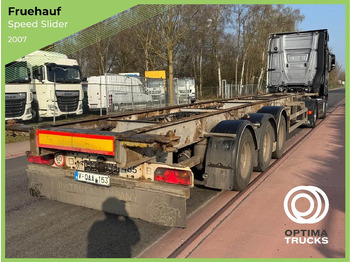 Containertransporter/ Wissellaadbak oplegger FRUEHAUF