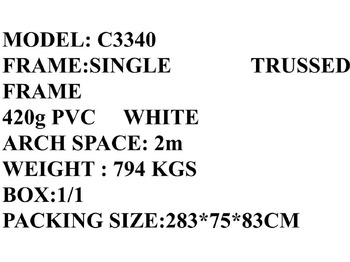 Opslagtank Rhino-Cross-Shelter C3340 - 12x10x3,6 m: afbeelding 4