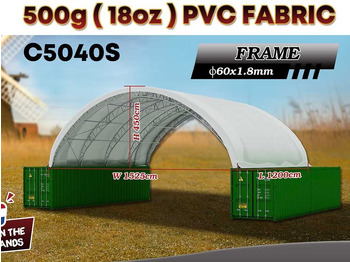 Opslagtank Rhino-Cross-Shelter C5040S 12x15,25x4,5 m: afbeelding 2