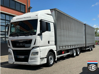 Schuifzeilen vrachtwagen MAN TGX 26.480 RETARDER - NIGHT A/C - 130M3 COMBINATION: afbeelding 2